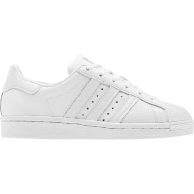 Adidas Superstar J для больших детей, белые/белые