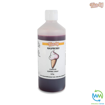 625G RASPBERRY Flavour Ice Cream SAUCE Topping TAS TY Brand Syrup BOTTLE Tasty