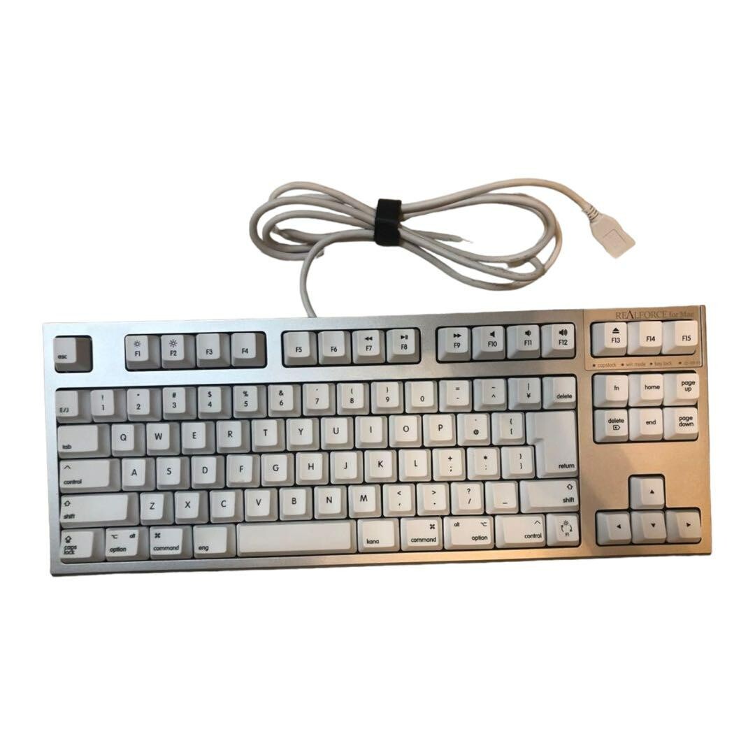 【希少・美品・おまけ有】REALFORCE for Mac/R2-JPVM-WH 製品 : REALFORCE for Mac / R2-JPVM-WH | REALFORCE | 日本製