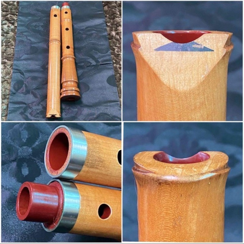 Shakuhachi Kinko-Ryu 66,8 Cm Japanische Holzblasinstrument FlÃ¶Te J12593