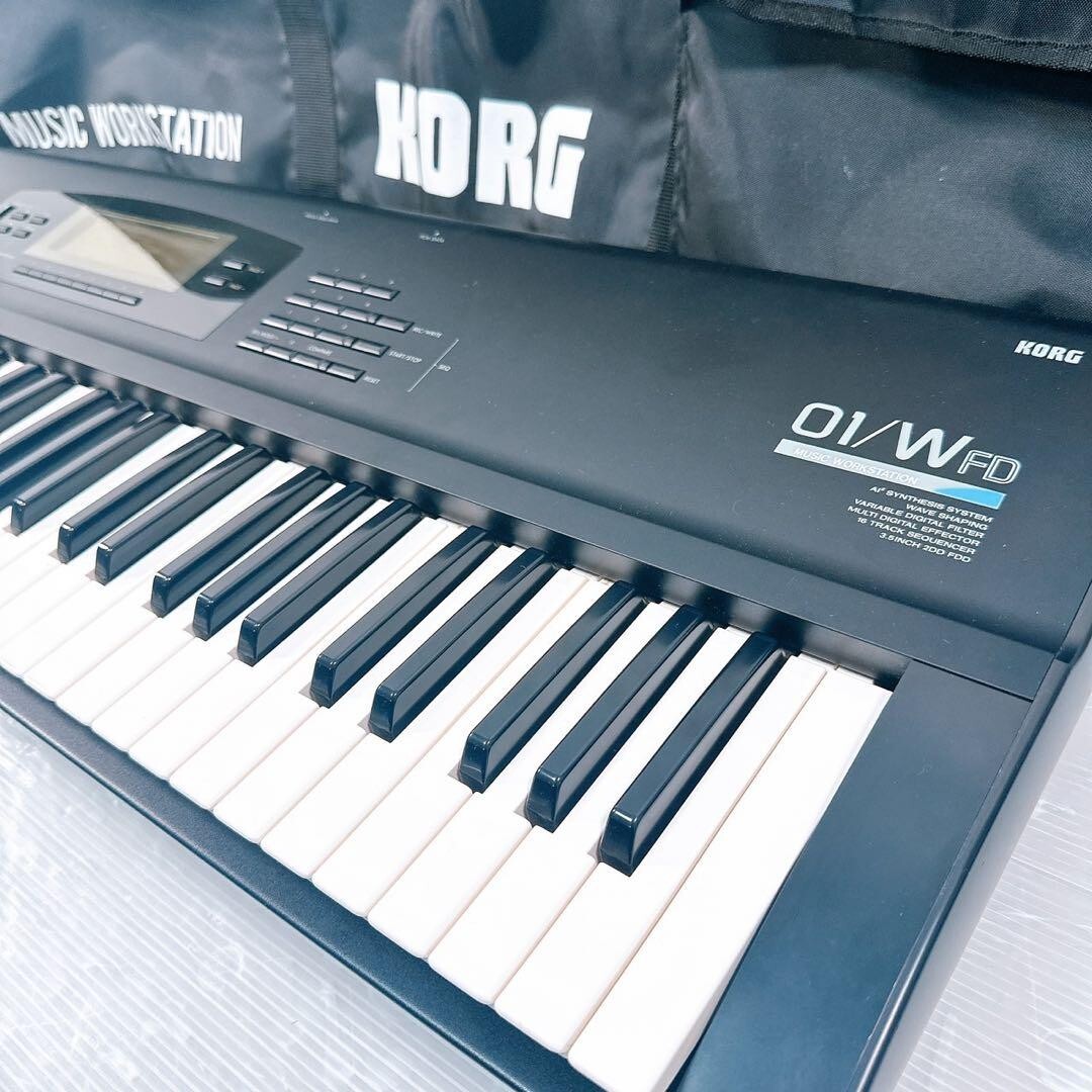 KORG 01/W FD 61-Key Music Workstation Keyboard Synthesize w
