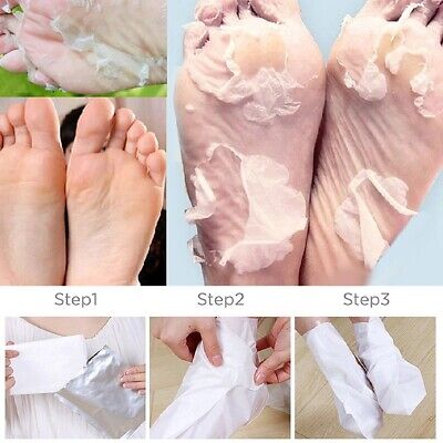 Exfoliating Peel Foot Mask Socks Baby Soft Feet Renewal Removes Dead Skin Callus