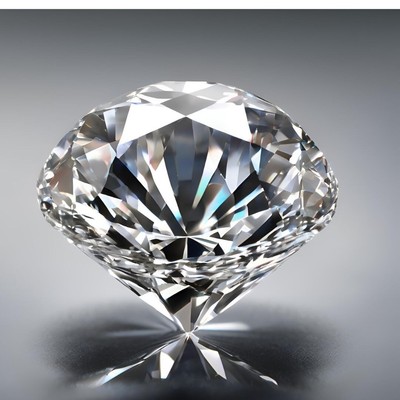 1 Ct Round Lab Grown Diamond 6.50 mm D Color, VVS1 Certified Loose Diamond B8