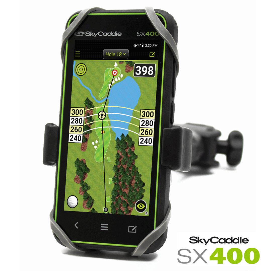 SKYCADDIE SX400 GOLF GPS TROLLEY MOUNT FITS ALL TROLLEYS / GENUINE