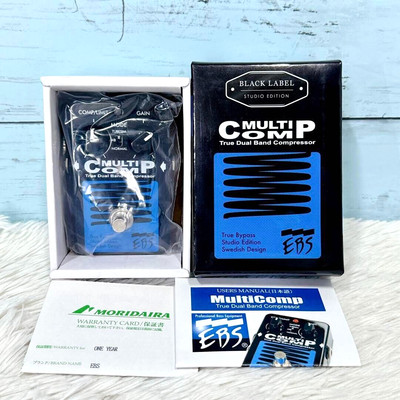 EBS MultiComp BlueLabel base effects compressor with box Used