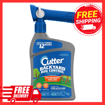 Cutter Backyard Bug Control Spray Concentrate, Mosquito Repellent, Kills Mosquit