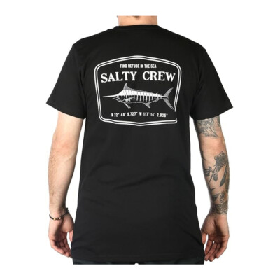 Salty Crew ''Stealth'' Short Sleeve Classic Tee (Black) T-Shirt