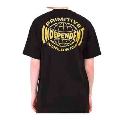 

Футболка Primitive x Independent Truck Co. Global с короткими рукавами (черная), Черный