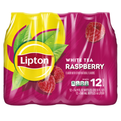 Lipton Iced Tea Raspberry, 16.9 fl.oz., 12 pk.