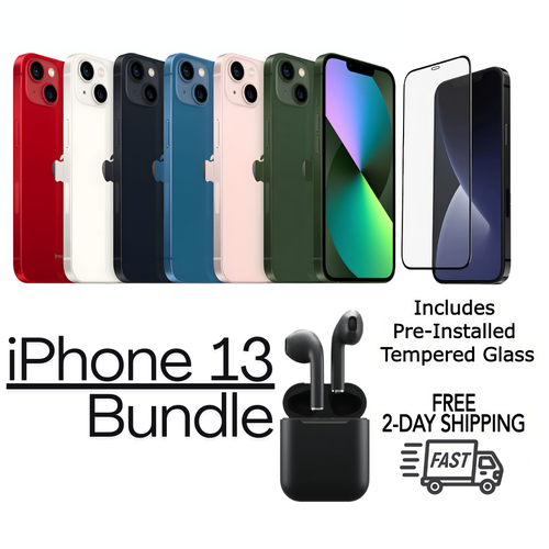 Apple iPhone 13 Fully Unlocked 128GB Pink with Tempered and