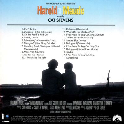 CAT STEVENS HAROLD AND MAUDE [ORIGINAL MOTION PICTURE SOUNDTRACK] NEW CD