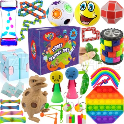 28 Pack Sensory Fidget Toys Set Stress Relief Anti Anxiety Toys for Kids Adults