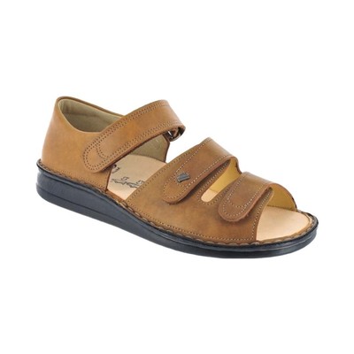 Pre-owned Finn Comfort Unisex Baltrum Comfort Sandal 01518 - Nut Leather Nwb