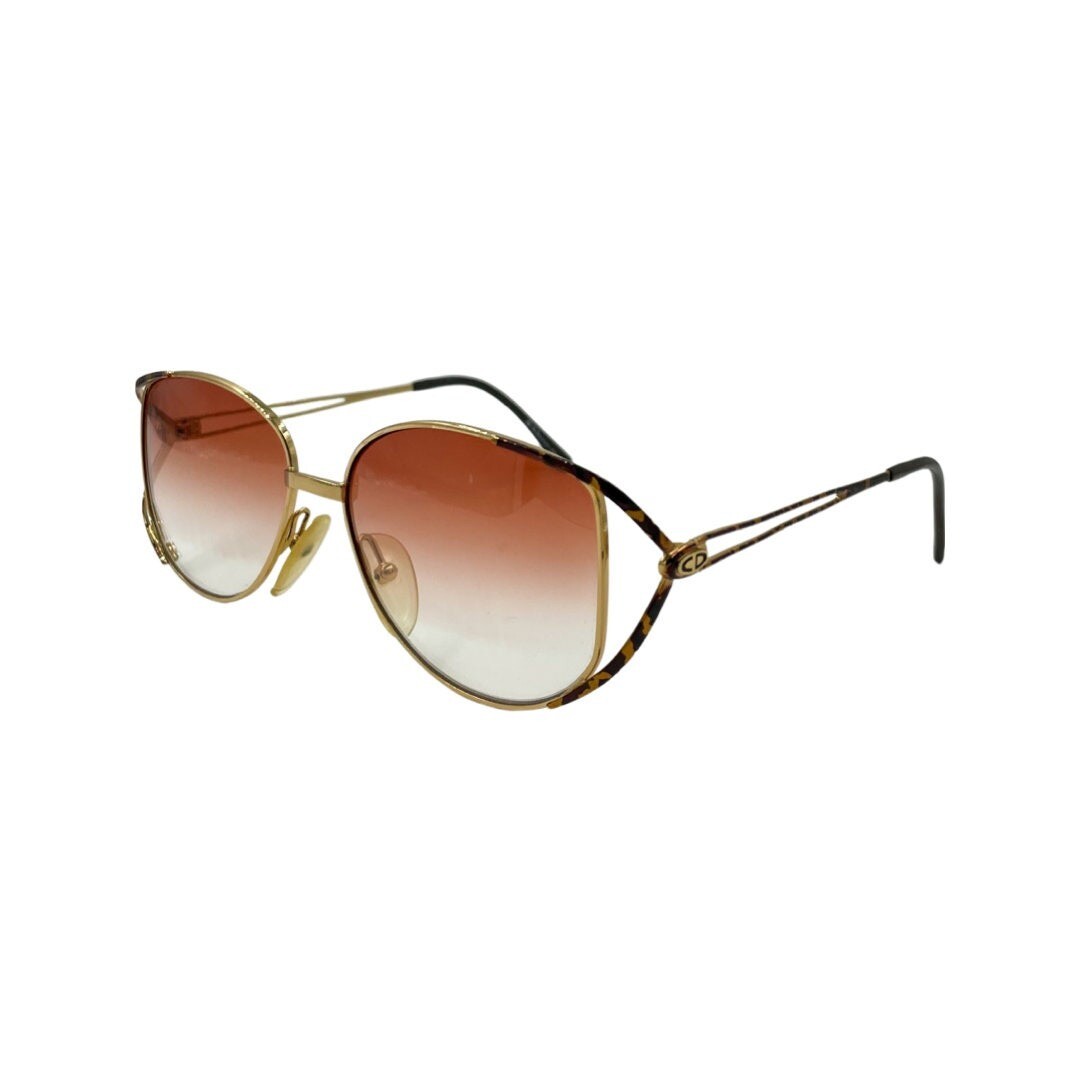 希少✨Christian Dior バタフライ サングラス ヴィンテージ 度なし Christian Dior - 【美品】Christian Dior バタフライ