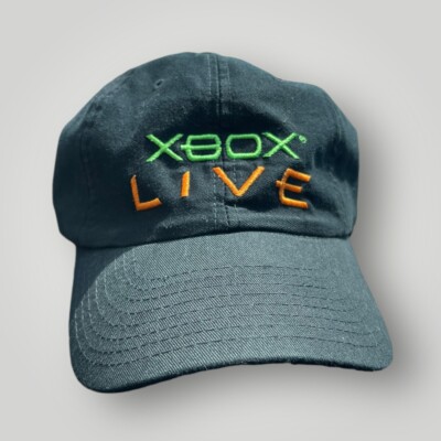 Vintage Original Xbox Live 2002 Black Adjustable Promo Hat