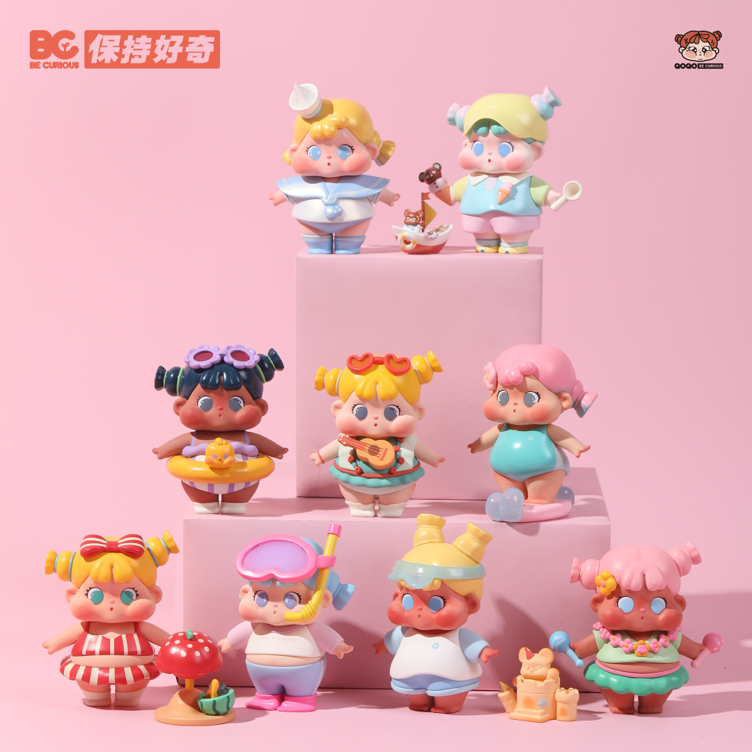 QOQO BE CURIOUS to sea with you Series Blind Box Figure toy gift