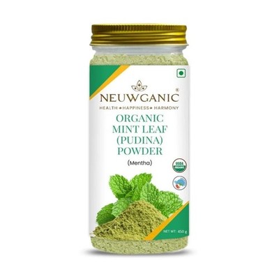 Neuwganic Organic Mint Leaf Pudina Powder 450gm