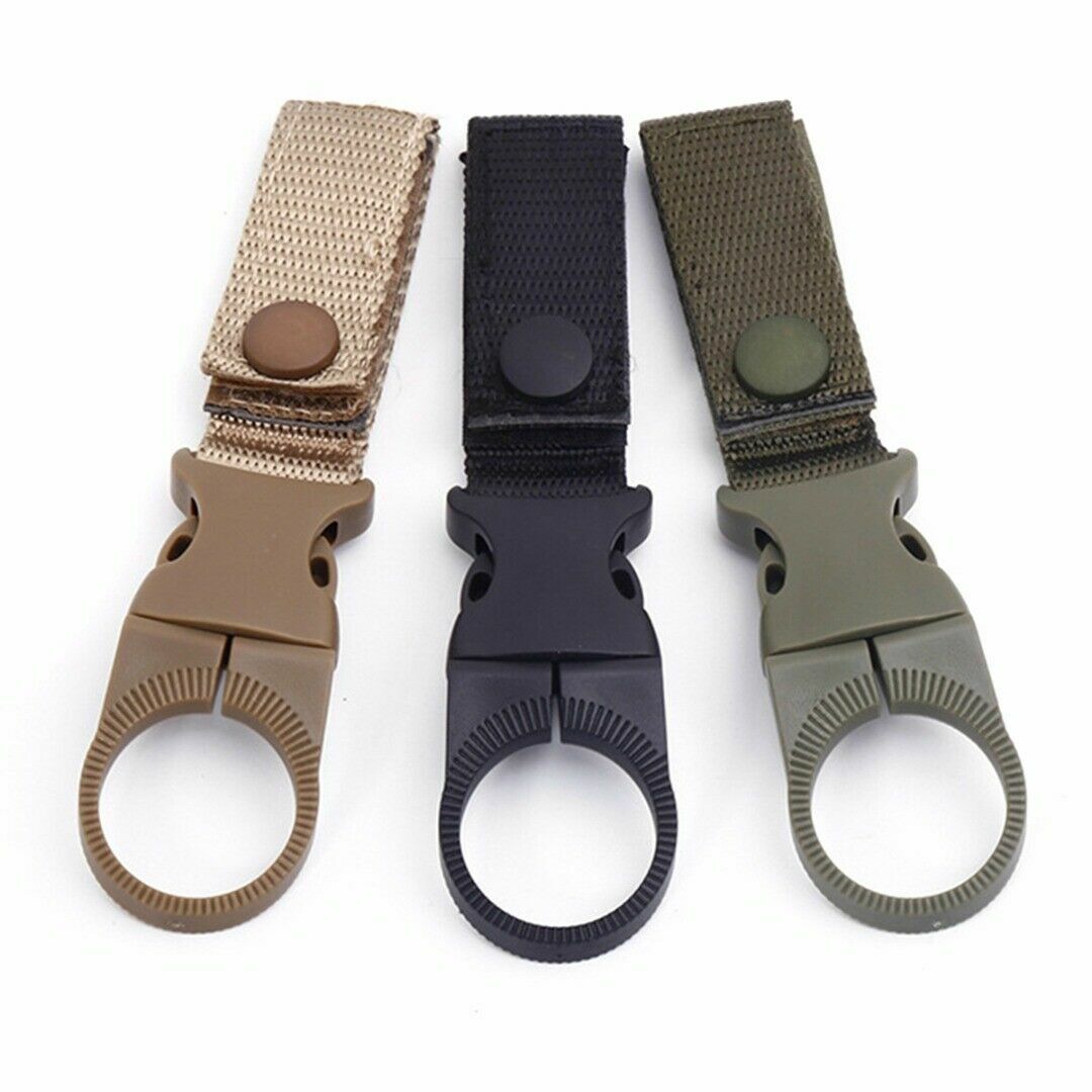 Water Bottle Holder Clip Outdoor Camping Hiking Tactical Bel