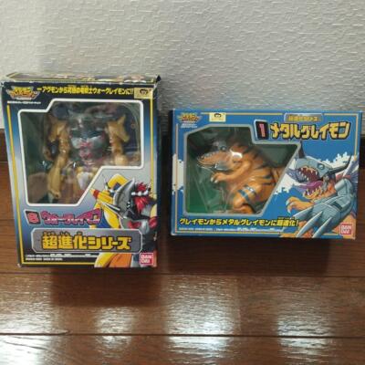 デジモン　フィギュアセット　ユタカ1999 1999 Yutaka Digimon finger puppet toys, we have Agumon and