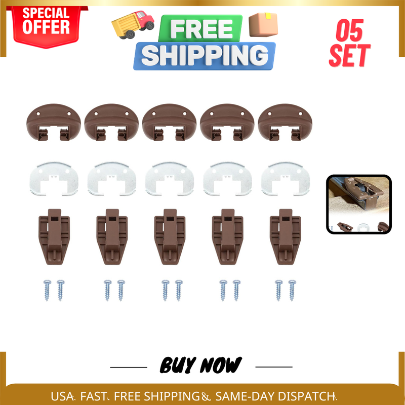 for kenlin Rite-Trak II 168 Replacement Drawer Track Slide Kit 5 Sets of Impr