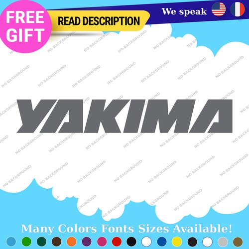 Fits Yakima Rack Roof Decal Sticker Vinyl Car Bumper Cycle Hitch Cargo EXO JDM.