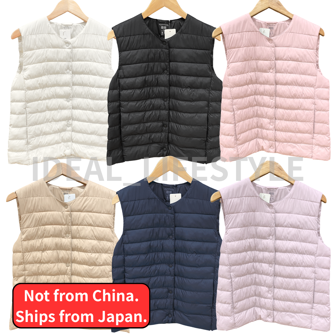 FIKA. ベスト Sheer switching compact vest UNIQLO PUFFTECH Compact Vest S-3XL Packable Padded