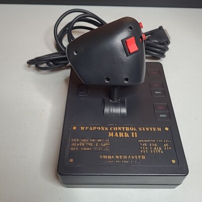 THRUSTMASTER Weapons Control System Mark II Flight Sim  Untested F14 F15 F16 VTG
