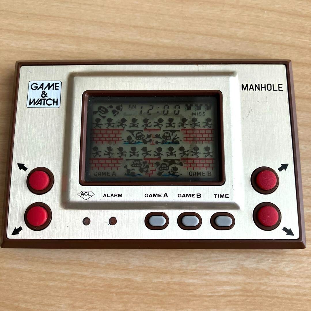GAME &WATCH GOLD マンホール Game & Watch Manhole MH-06 Gold Series Portable Game Console