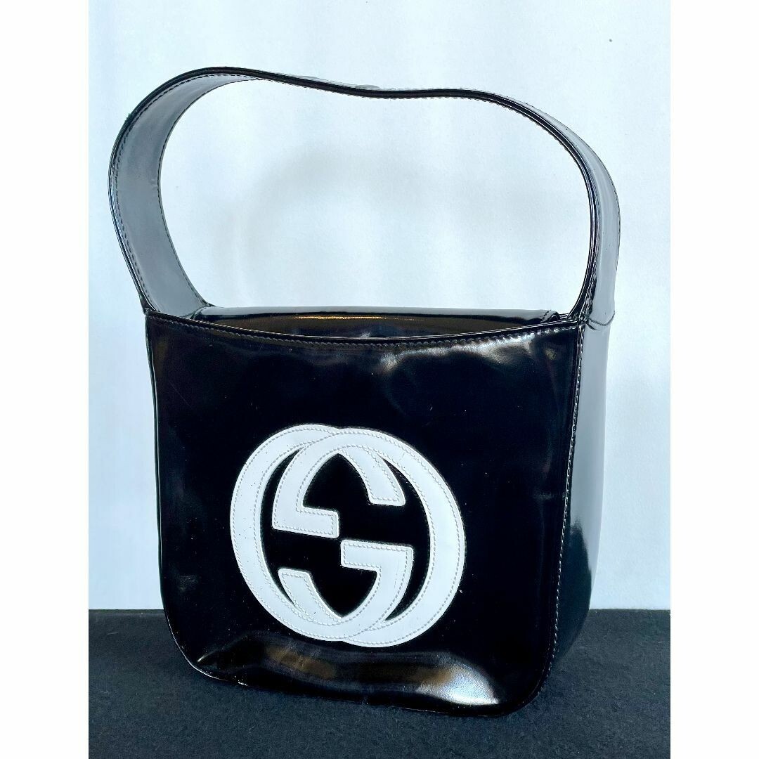 GUCCI ハンドバッグ　マイクロGG PVC Yahoo!オークション - 美品 GUCCI オールド グッチ マイクロGG