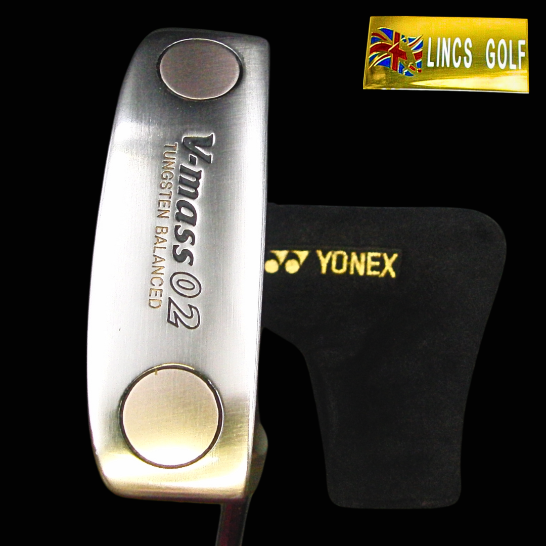 Yonex V-Mass 02 Tungsten Balanced Putter 91cm Steel Shaft Yonex Grip Yonex HC Yonex V-Mass 02 Tungsten Balanced Putter 91cm Steel Shaft Yonex Grip Yonex HC