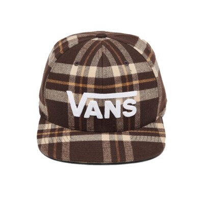 Vans Drop V II Snapback Hat (Demitasse) 6-панельная скейт-кепка