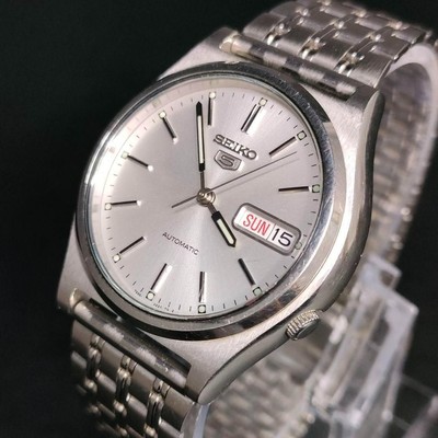 Seiko Seiko 5 7S26-0540 Day Date Stainless Steel 21 Jewels 