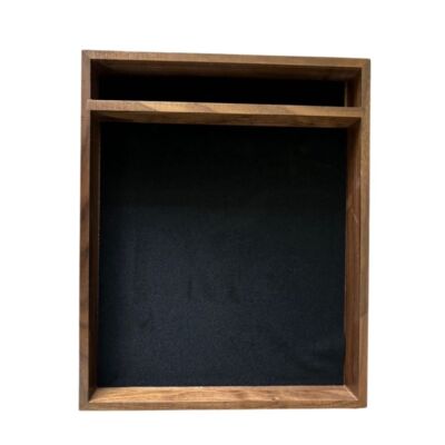 Galactic Toys Wooden Dice Tray - Black Walnut