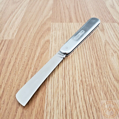 Big Chief Folding Knife 3.7 Satin Stainless Steel Blade Aluminum Handle USA MADE