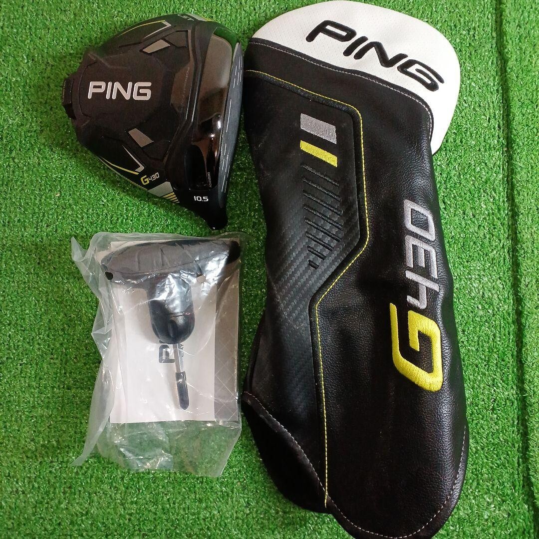 PING - PING Ｇ430LST 10.5°、ヘッドのみ、ヘッドカバー、レンチ PING G430 LST ドライバーヘッド＋ヘッドカバー＋レンチのセット
