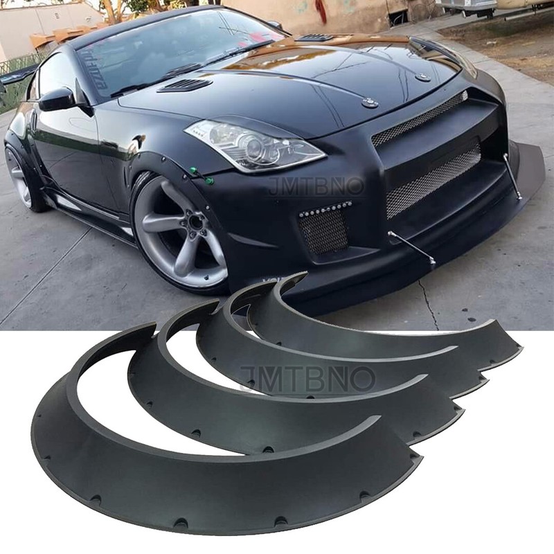 4Pcs Fender Flares Extra Wide Body Kit Wheel Arches 84cm For