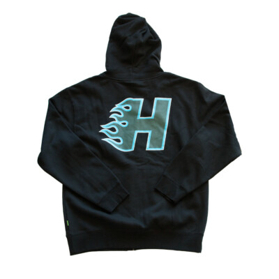 

Худи HUF Worldwide Enforcer FZ (черный) Толстовка на молнии