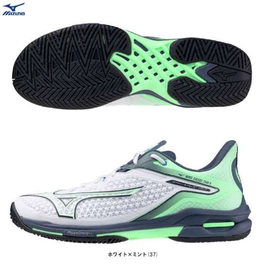白アル 61GB247237 27.0センチ MIZUNO ミズノ WAVE EXCEED 6 ウエーブエクシード SW OC