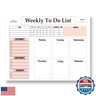 NiiViin Undated Weekly Planner Notepad - Calendar with Habit Tracker, ADHD Planner for Adults, Weekly To Do List Notepad, 50 Tear-Off 8.5