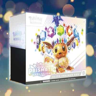 Pokemon Prismatic Evolutions ETB Elite Trainer Box New In Hand Ready To Ship