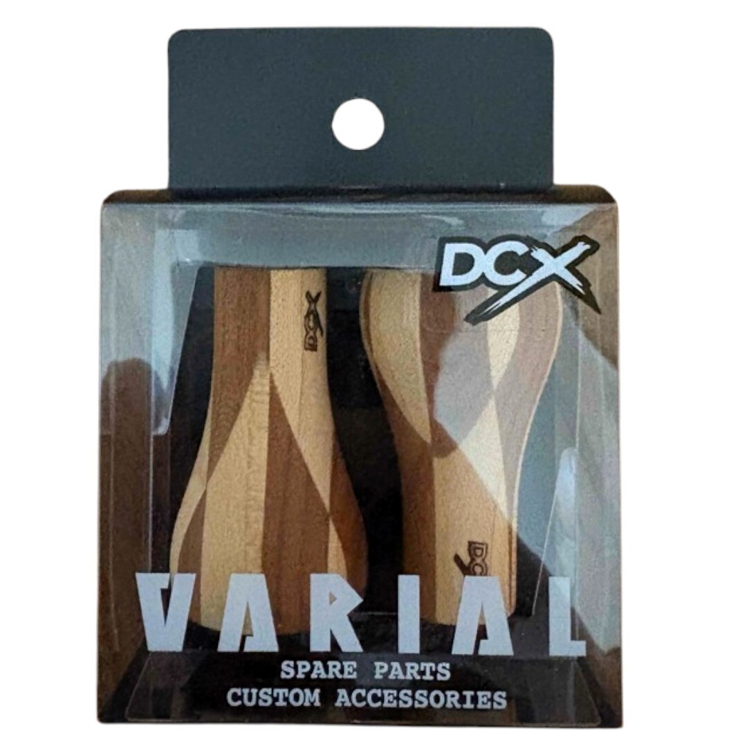 DRT DCXウッドノブ Checkered Pattern VARIAL DRT DCX Wood Knob Checkered for Varial Handle Custom Reel