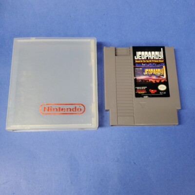 Jeopardy Nintendo NES Cartridge W Case - Authentic & Tested 