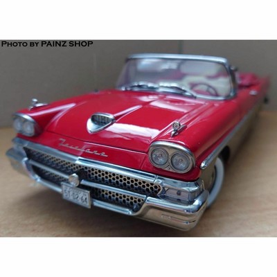 japan 1/18 Ford Fair Lane 500 Open 1958 Red/Black Good