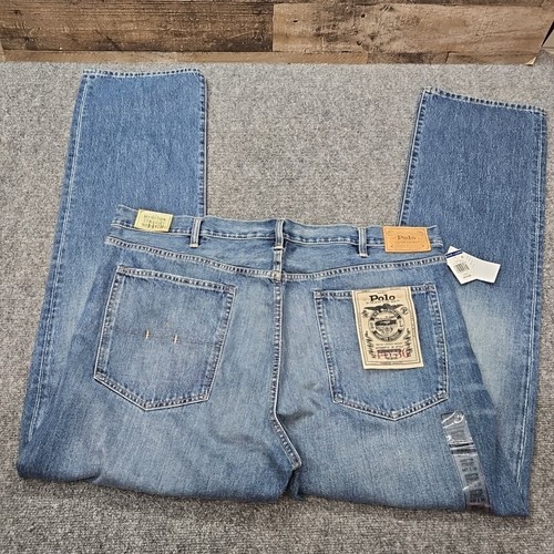 デニム・ジーパン Ralph Lauren SS25 Jeans (211969377001 MACEEN WASH) Polo Ralph Lauren Hampton Straight Denim Jeans Tag 44t x 36