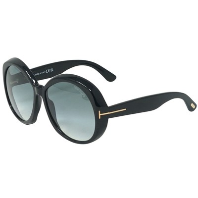 Pre-owned Tom Ford Annabelle Ft1010 01b Black Sunglasses
