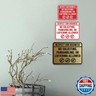 Signs ByLITA Classic Framed Respect Our Business: No Soliciting, Panhandling, or Loitering Allowed Sign (Black) - Small