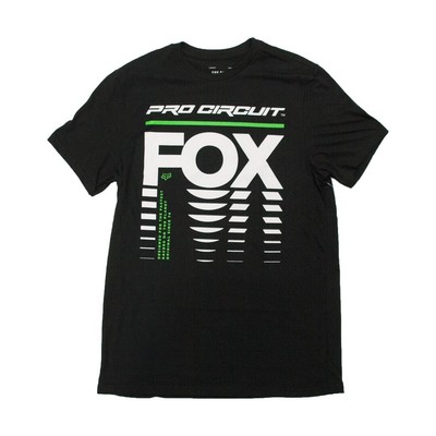 

Футболка с короткими рукавами Fox Racing Pro Circuit FA21 (черная) с рисунком, Черный