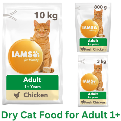 Iams dry cat food 10kg cheap