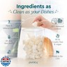 Puracy Dishwasher Pods, Natural Dishwasher Detergent, Free and Clear Dish tabs - Enzyme-Powered, Spot and Residue Free - TikTok Trend Items, Must Haves from TikTok Made Me Buy It (Free and Clear, 50 Count)