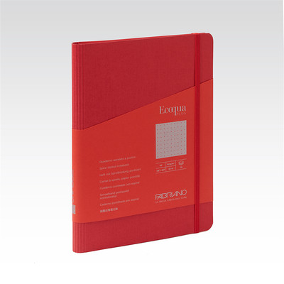 Notebook A5 Ecoqua Plus Spiral Blanket Raspberry
